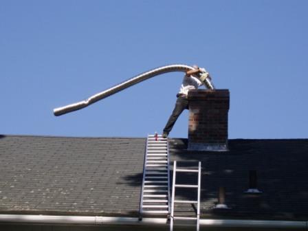 lining a chimney